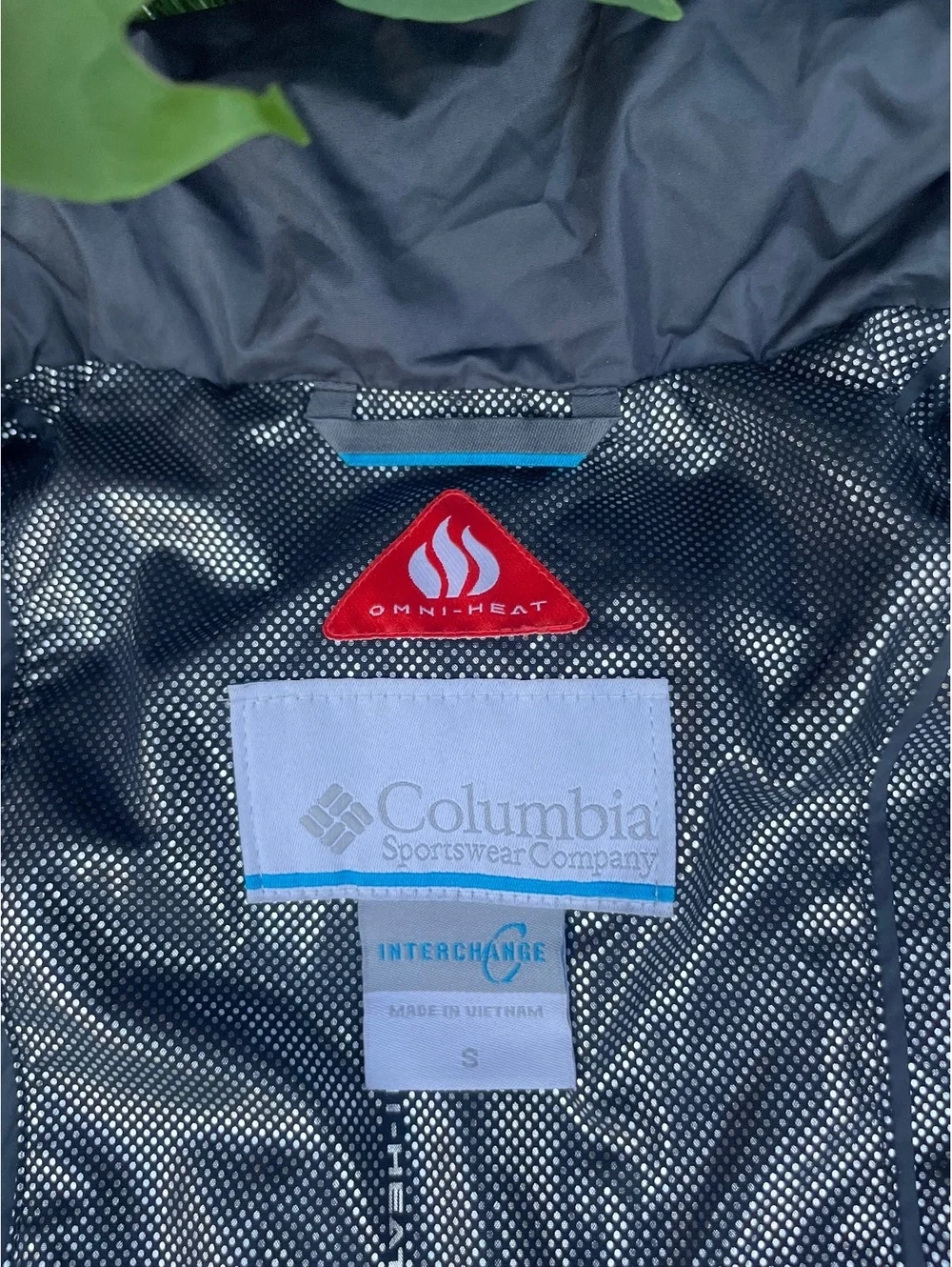 Columbia Omni-Heat Black Insulated Jacket Size S